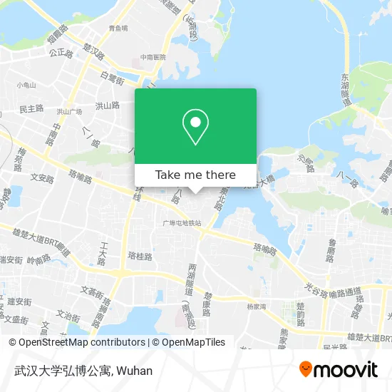 武汉大学弘博公寓 map
