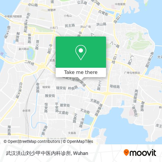 武汉洪山刘少甲中医内科诊所 map