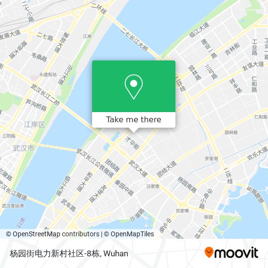 杨园街电力新村社区-8栋 map