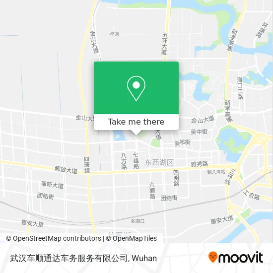武汉车顺通达车务服务有限公司 map
