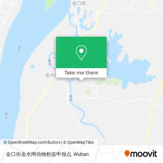 金口街金水闸动物检疫申报点 map
