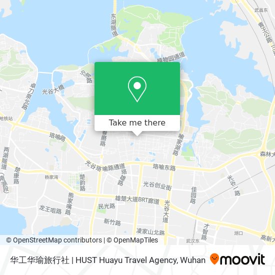 华工华瑜旅行社 | HUST Huayu Travel Agency map