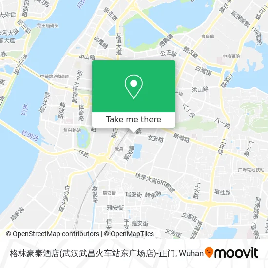 格林豪泰酒店(武汉武昌火车站东广场店)-正门 map