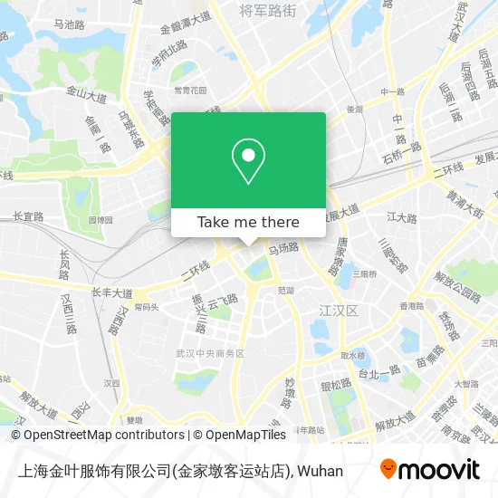 上海金叶服饰有限公司(金家墩客运站店) map