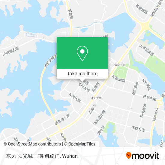 东风·阳光城三期-凯旋门 map