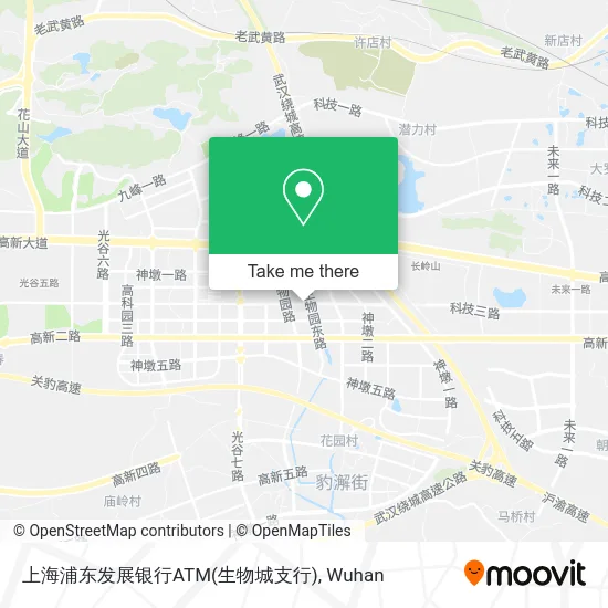 上海浦东发展银行ATM(生物城支行) map