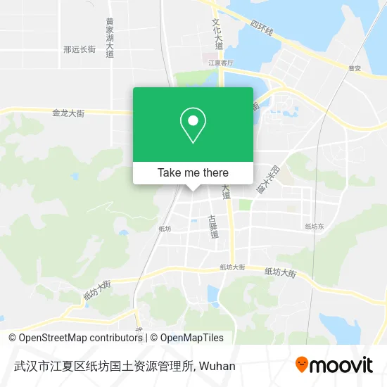 武汉市江夏区纸坊国土资源管理所 map