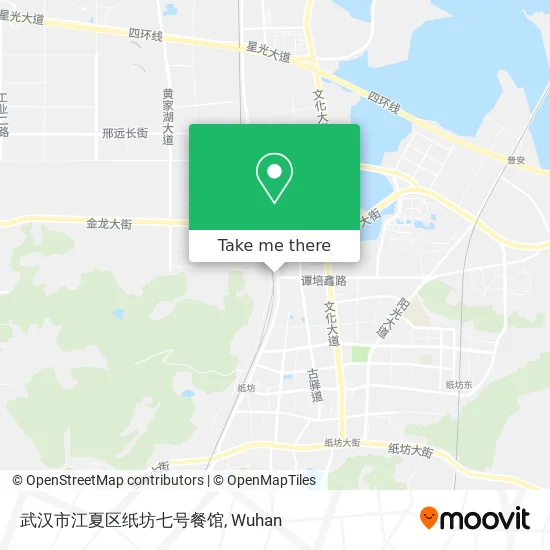 武汉市江夏区纸坊七号餐馆 map