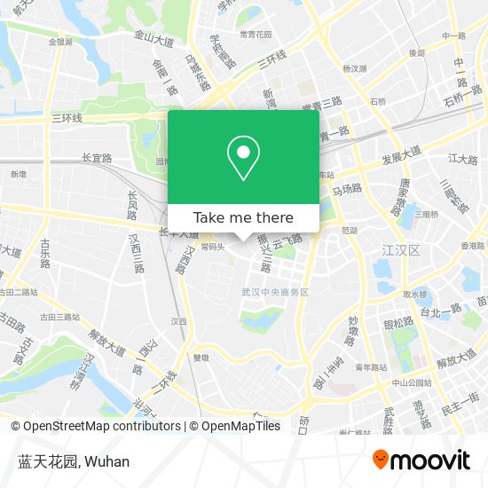 蓝天花园 map