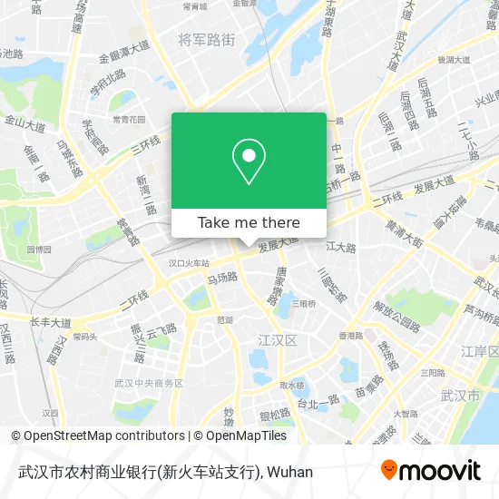 武汉市农村商业银行(新火车站支行) map