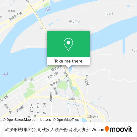 武汉钢铁(集团)公司残疾人联合会-聋哑人协会 map