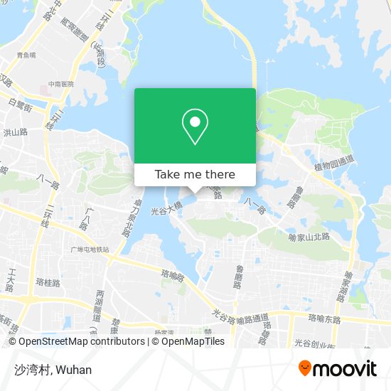 沙湾村 map