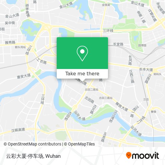 云彩大厦-停车场 map
