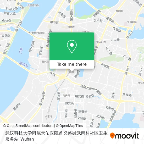 武汉科技大学附属天佑医院首义路街武南村社区卫生服务站 map