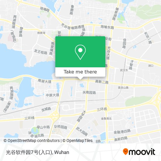光谷软件园7号(入口) map