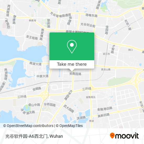 光谷软件园-A6西北门 map