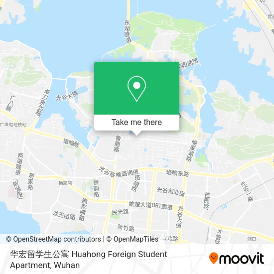 华宏留学生公寓  Huahong Foreign Student Apartment map