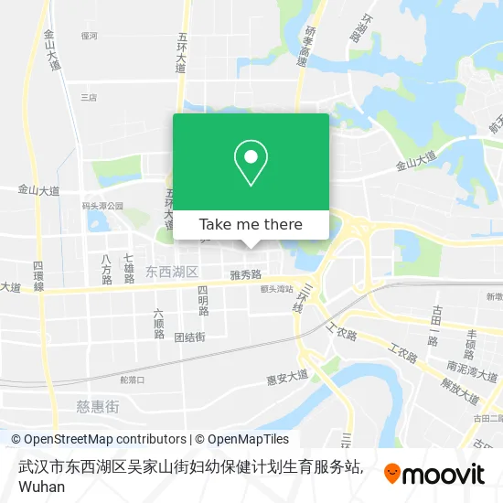 武汉市东西湖区吴家山街妇幼保健计划生育服务站 map
