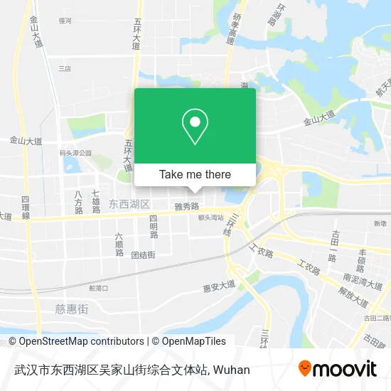 武汉市东西湖区吴家山街综合文体站 map