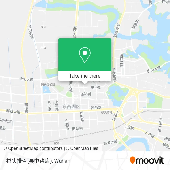 桥头排骨(吴中路店) map