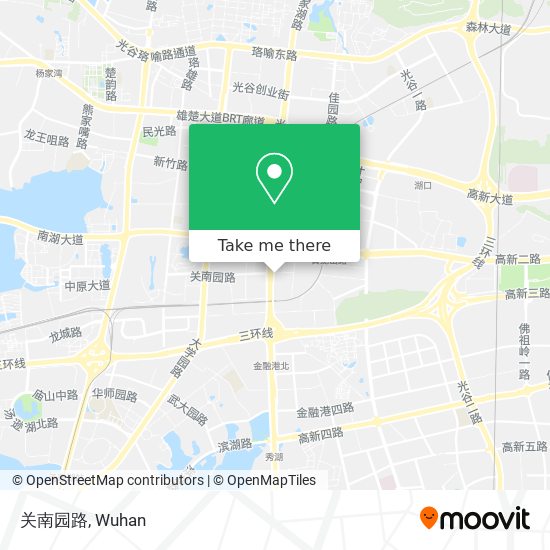 关南园路 map