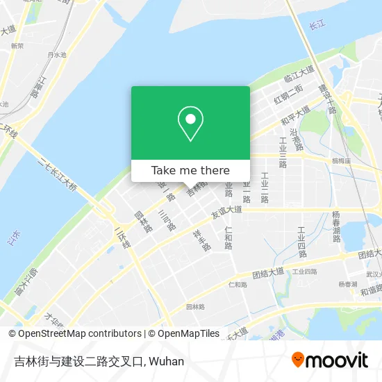 吉林街与建设二路交叉口 map