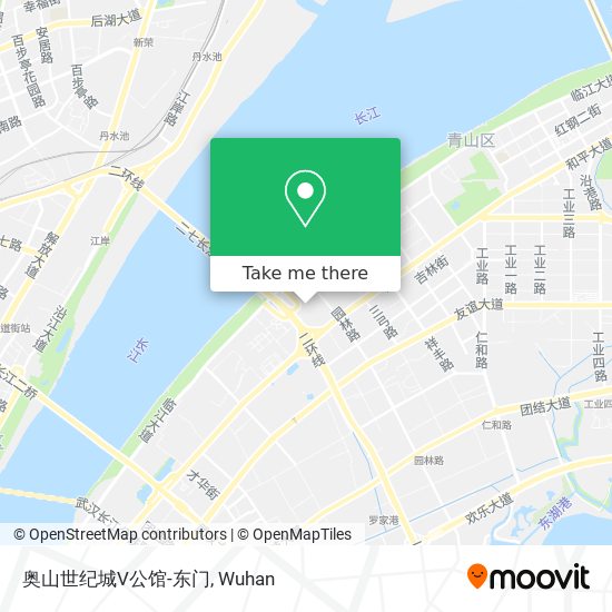 奥山世纪城V公馆-东门 map