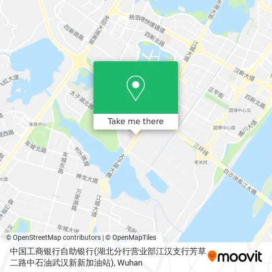 中国工商银行自助银行(湖北分行营业部江汉支行芳草二路中石油武汉新新加油站) map