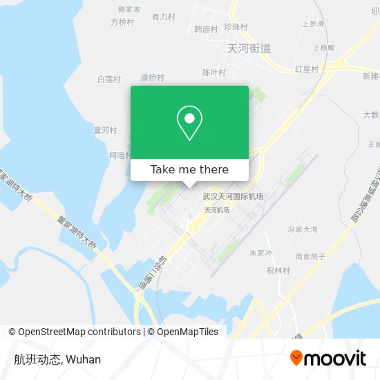 航班动态 map