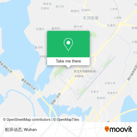 航班动态 map