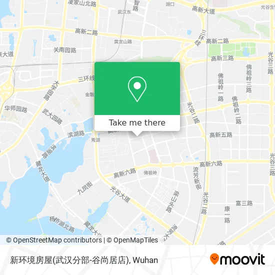 新环境房屋(武汉分部-谷尚居店) map