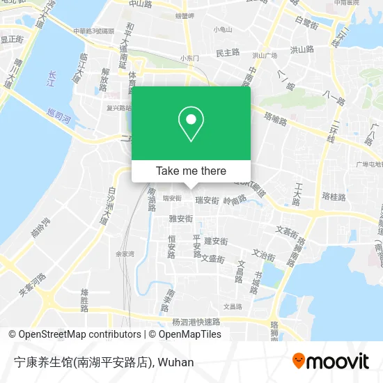 宁康养生馆(南湖平安路店) map