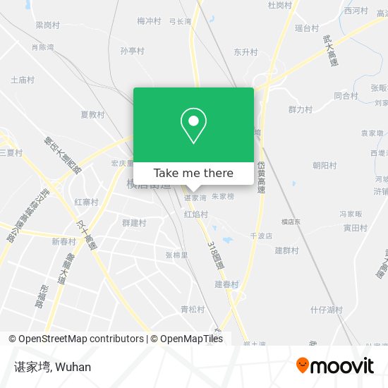 谌家塆 map