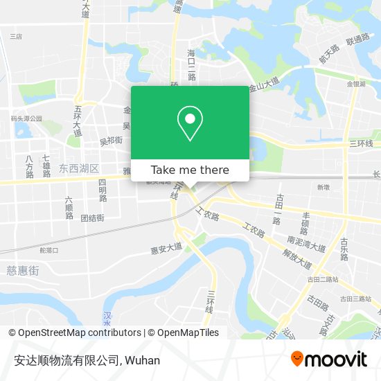 安达顺物流有限公司 map