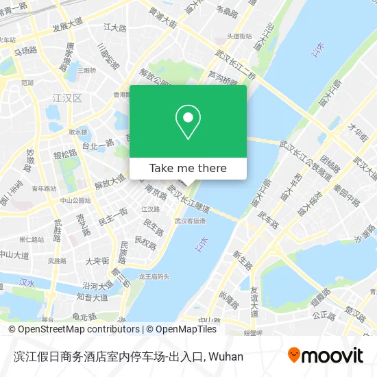 滨江假日商务酒店室内停车场-出入口 map