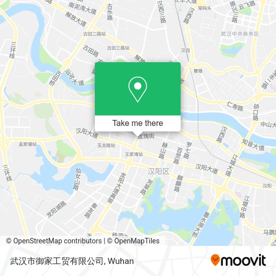 武汉市御家工贸有限公司 map