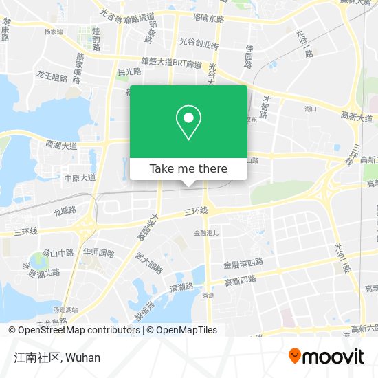 江南社区 map
