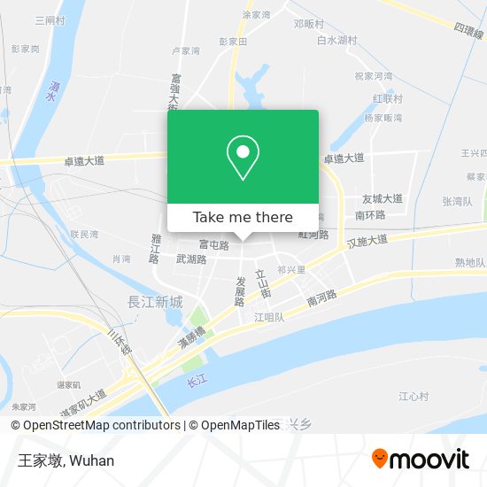 王家墩 map