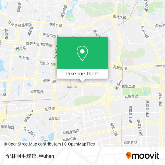 华林羽毛球馆 map