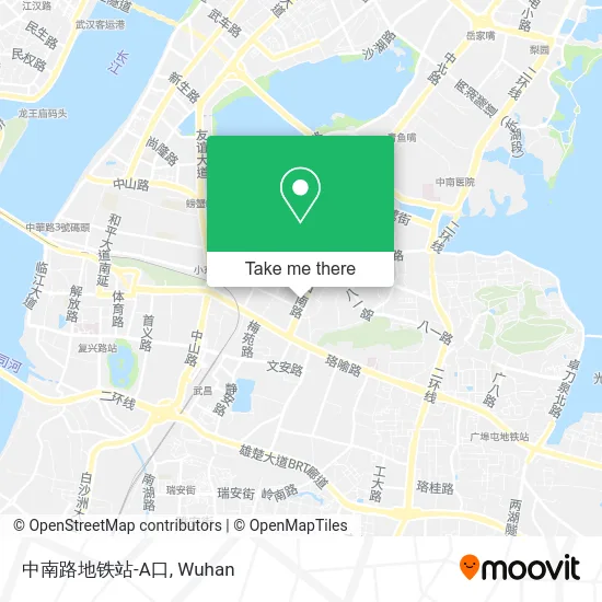中南路地铁站-A口 map