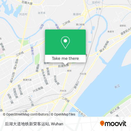 后湖大道地铁新荣客运站 map