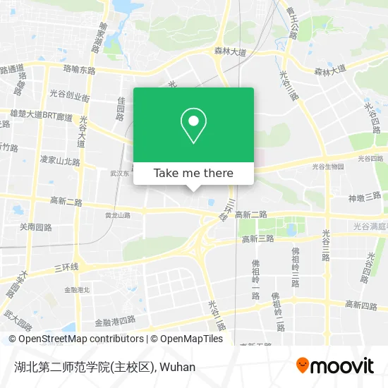 湖北第二师范学院(主校区) map