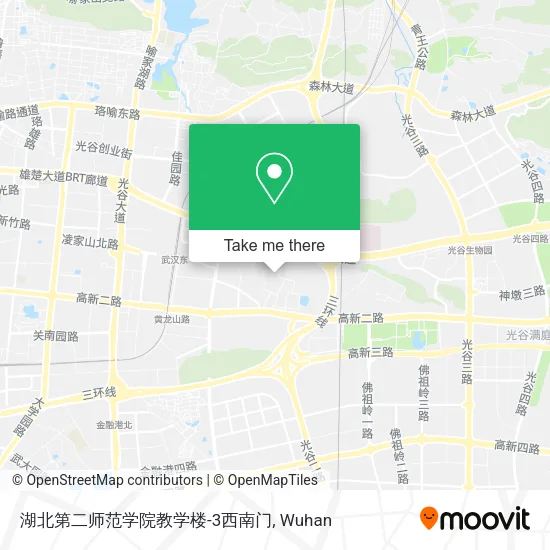 湖北第二师范学院教学楼-3西南门 map