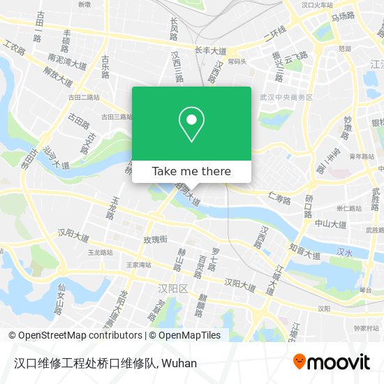 汉口维修工程处桥口维修队 map