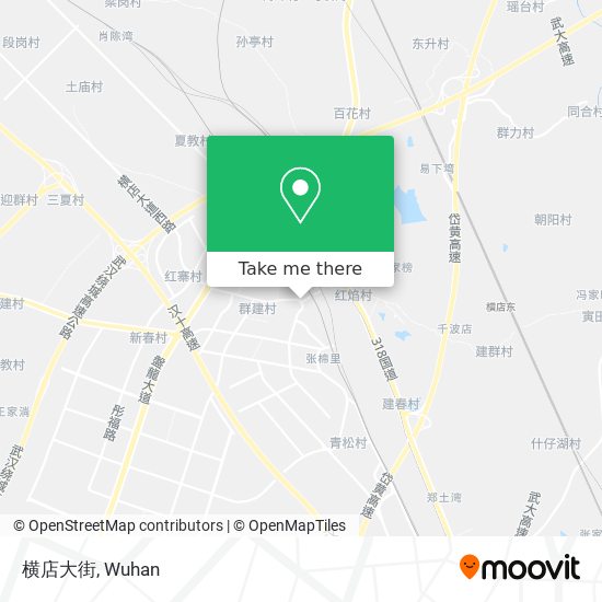 横店大街 map