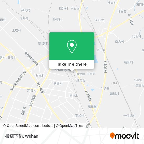横店下街 map