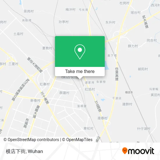 横店下街 map