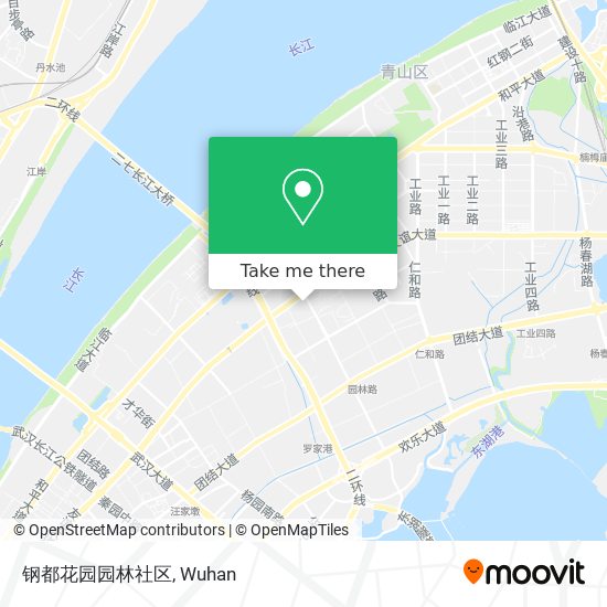 钢都花园园林社区 map