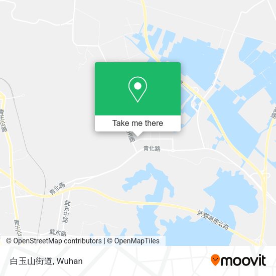 白玉山街道 map