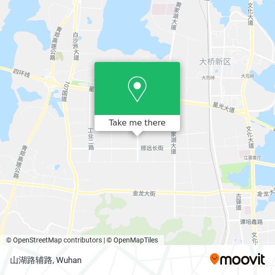 山湖路辅路 map